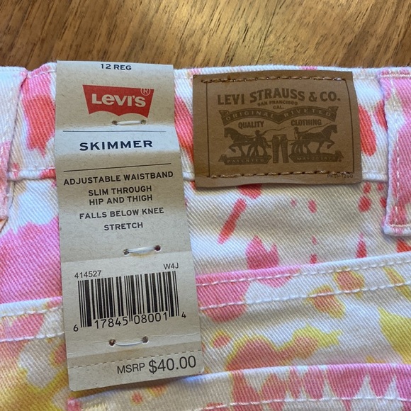 NWT Levi’s girls size 12 Skimmer shorts - Picture 3 of 6